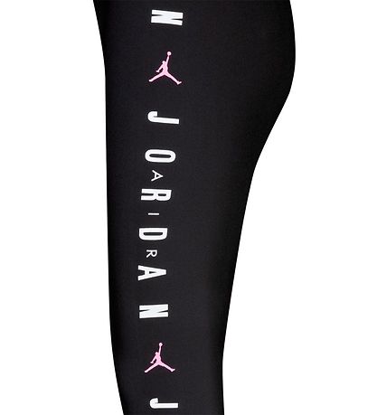 Jordan Leggings - Jumpman High-Rise - Black w. Silver