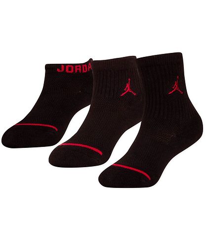 Jordan Sokkar -3 Pakki - Jumpman foss - Svart