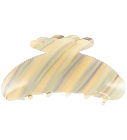 Pince à cheveux By Stær - Asta - 10x5 cm - Jaune/Bleu Rayures