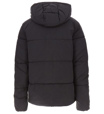 Champion Fashion Puffer Jacket - Script Logo - Black
