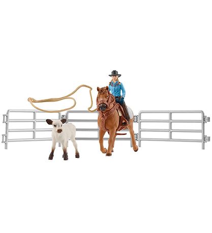 Schleich Farm World - Cowgirl Team Abseilen Fun