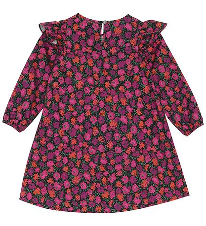 Christina Rohde Kleid - Schwarz m. Blumen