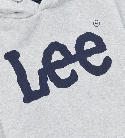 Lee Hoodie - Wobbly Graphic - Vintage Grey Heather