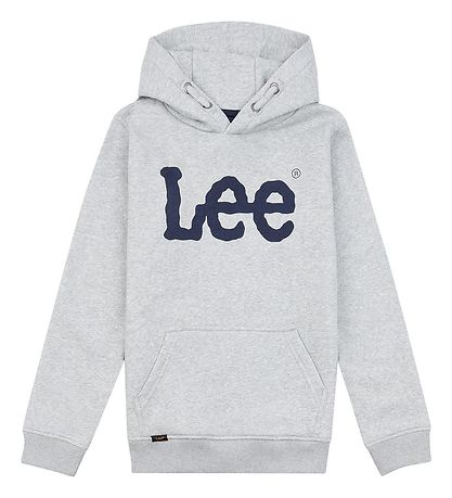 Lee Hoodie - Wobbly Graphic - Vintage Grey Heather