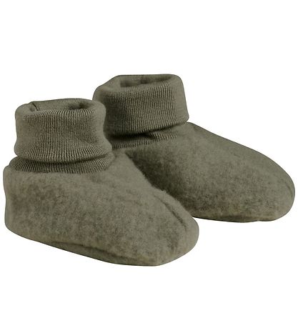 Fixoni Booties - Wool - Deep Lichen Green