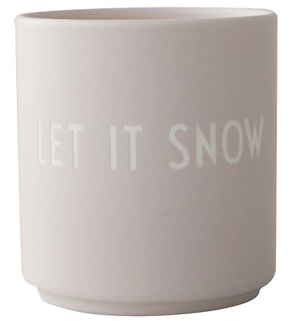 Design Letters Cup - Favorite Cup - Let It Snow - Beige
