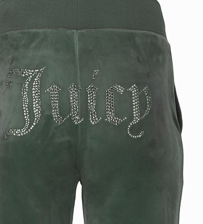 Juicy Couture Velours Hosen - Dark Moos