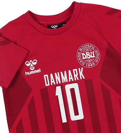 Hummel T-shirt - DBU - hmlCelebrate - Red