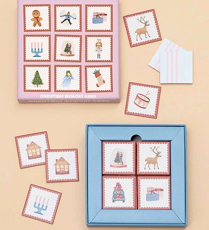 Vissevasse Memory Spel - 28 Paar - 15x15 cm - Kerst