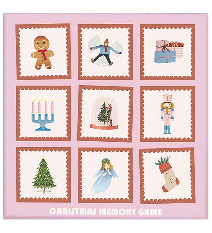 Vissevasse Memory Spel - 28 Paar - 15x15 cm - Kerst