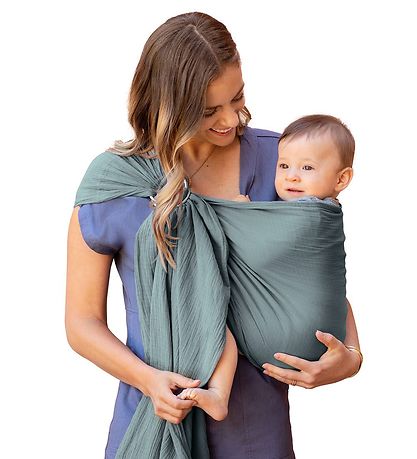 Moby Baby Sling Cotton Fern Dusty Green KW HU
