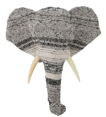 Bloomingville Wanddeko - Elefant - Schwarz/Weiß