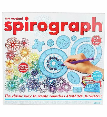 Spirograph How To Draw - 30 Parts - Set w. Markers