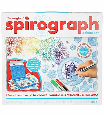 Spirograph How To Draw - 45 Parts - Deluxe Set