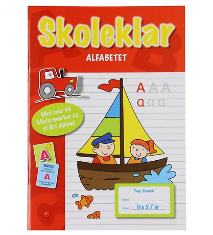 Forlaget Bolden Kirja - Valmis kouluun: Aakkoset - tanskalainen