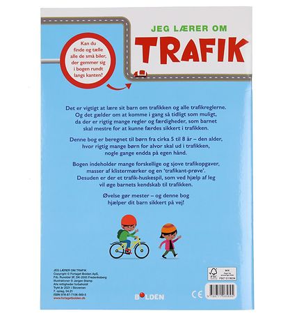 Forlaget Bolden Book - I am learning about traffic - Danish