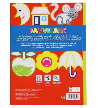 Forlaget Bolden Colouring Book - Color Barn - Lining The Littles