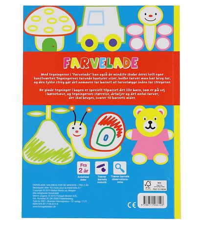 Forlaget Bolden Colouring Book - Color Barn - Lining The Littles