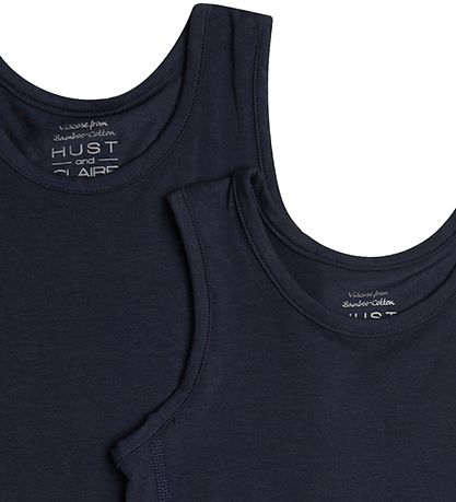 Hust and Claire Undershirt - Falcon - 2-Pack - Navy
