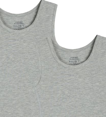 Hust and Claire Undershirt - Falcon - 2-Pack - Grey Melange