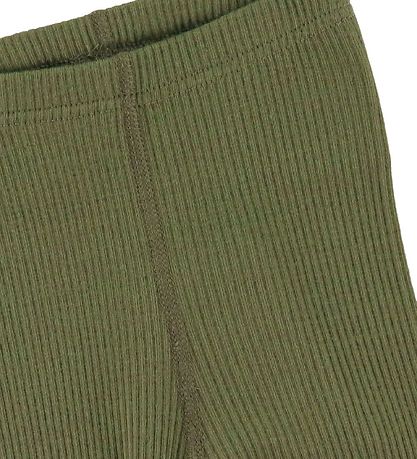 Hust and Claire Leggings - Lee - Rib - Wool - Dusty Green