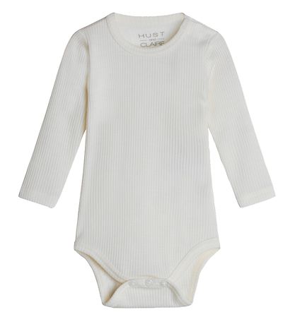 Hust and Claire Samfella L/æ - Berry - Rib - Ull - Off White
