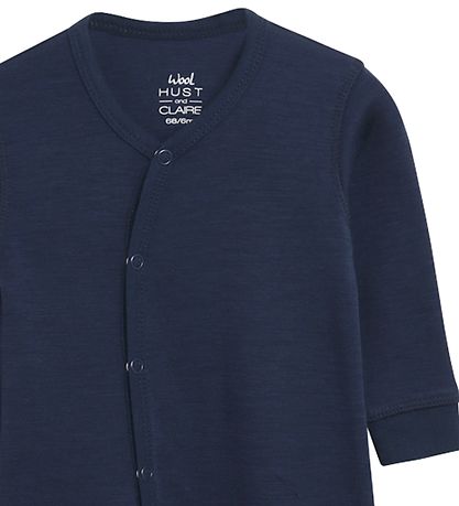 Hust and Claire Jumpsuit l/s - Mobi - Wool - Navy