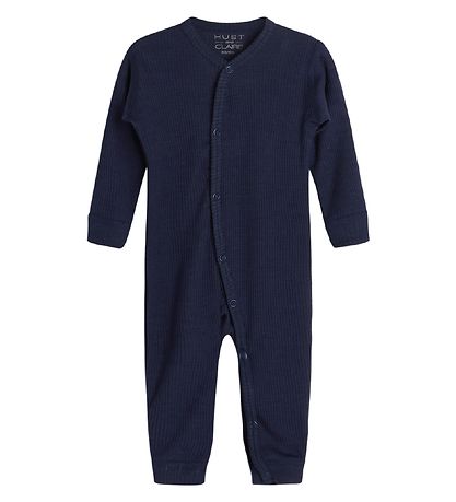 Hust and Claire Jumpsuit - Messi - Rib - Wool - Navy