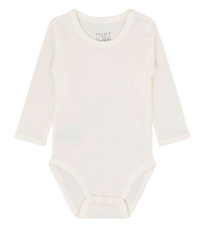 Hust and Claire Bodysuit l/s - Bo - Wool - Off White