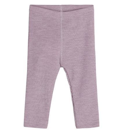 Hust and Claire Leggings - Lee - Rib - Wool - Dusty Rose