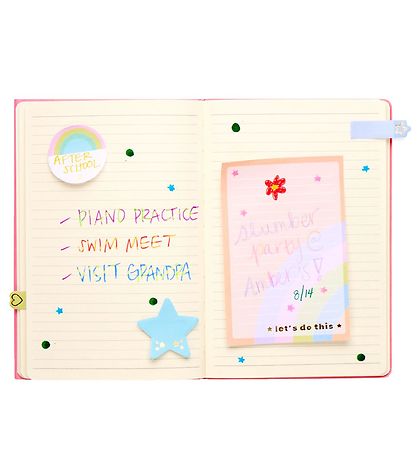 Ooly Sticky Notes Book - Side Notes - Pastel Rainbows