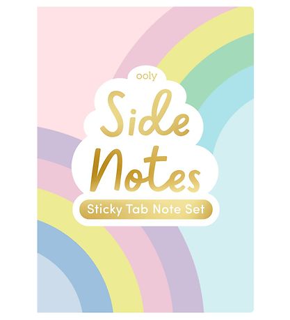 Ooly Sticky Notes Book - Side Notes - Pastel Rainbows