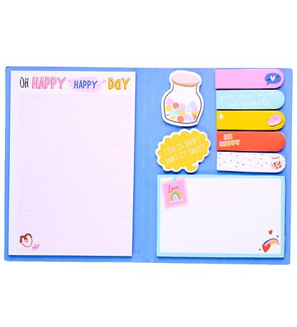 Ooly Sticky Notes Book - Side Notes - Happy Day