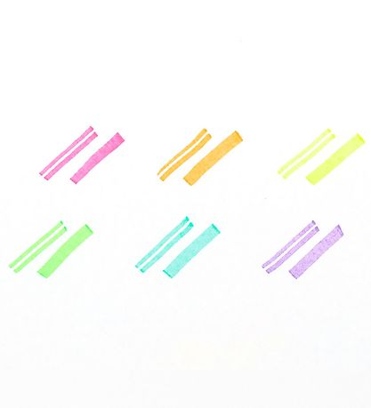 Ooly Textmarker - 6 st. - Dual Liner Neon-Textmarker