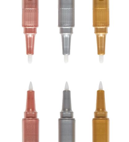 Ooly Dubbelzijdig Markers - 3 stk - Modern Trio Dual Tip Metalli