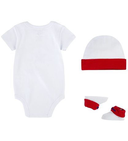 Converse Gift Box - Bodysuit s/s w. Beanie and Booties - White/R