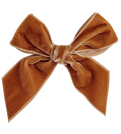 Condor Hair Clip - Velvet - Bow - Brown