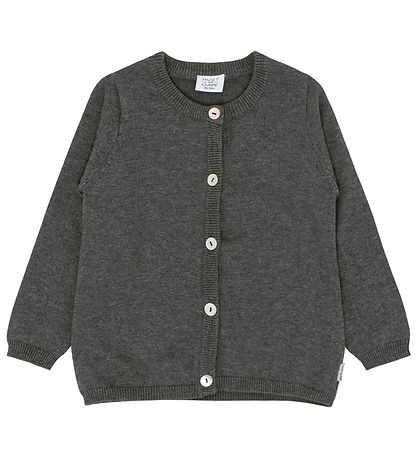 Hust and Claire Cardigan - Knitted - Cara - Grey Melange