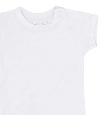 Hust and Claire Romper s/s - Bamboe - Boog - Wit