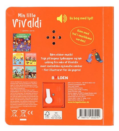 Forlaget Bolden Book - My Little Vivaldi - Danish