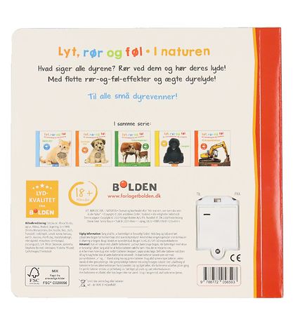 Forlaget Bolden Book w. Sound - Listen, Touch and Feel: I Nature