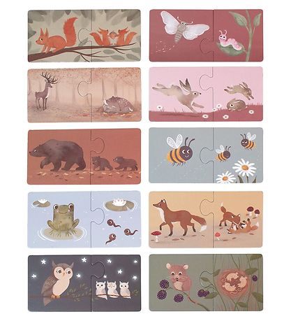 Filibabba Puzzle Game - Nordic Animal