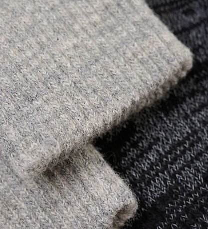 CeLaVi Gloves - Wool/Polyester - 2-Pack - Grey/Black w. Reflex