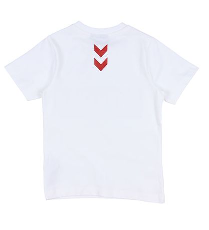Hummel Stuttermabolur - DBU - hmlHúrra - Bright White