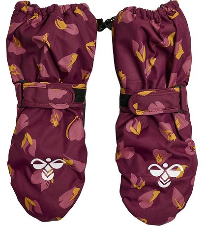 Hummel Mittens - Tex - hmlPop - Windsor Wine w. Zipper