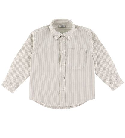 Hust and Claire Skyrta - Ruben - Drapplitað/Off White