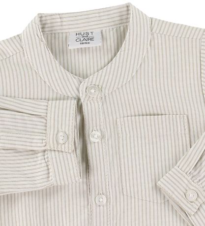 Hust and Claire Hemdromper l/s - Bertil - Beige/Off White