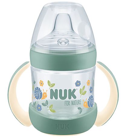 Nuk Drickskopp m. Handtag och Pip - 150 ml - Foder Nature - Grön