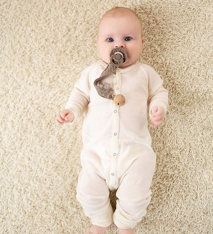 Smallstuff Pyjamapak - Drop Naald - Wol - Off White
