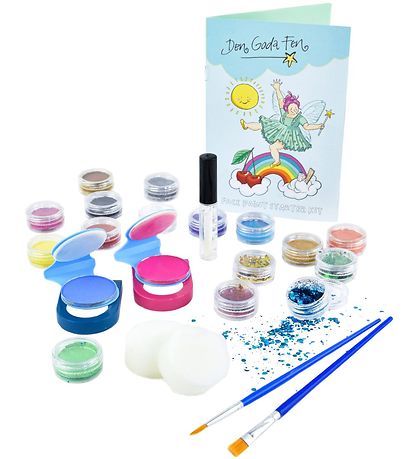 Den Goda Fen Face Paint - 23 Parts - Multicolour